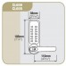Codelock 600 Front and Back Plates Only BACK TO BACK