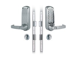Codelock 620 Double Cylinder Mortice Lock Brushed Steel Codelock 620 Double Cylinder Mortice Lock Brushed Steel